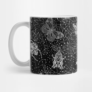 Black and White Galactic Bugs Mug